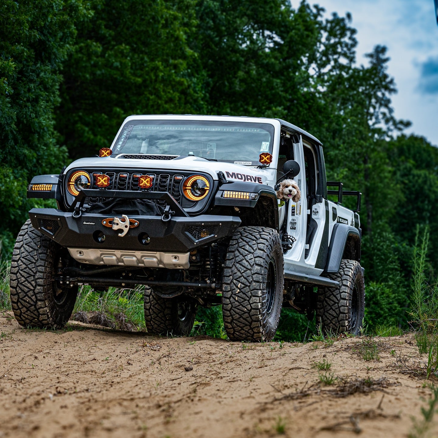 Satin Black Refreshed Style Front Grille fits Jeep Wrangler JL/ Gladiator JT *Primer Coated