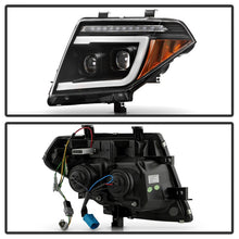 Load image into Gallery viewer, Spyder 05-08 Nissan Frontier/05-07 Pathfinder Projector Headlights - BLK (PRO-YD-NF05V2SI-SEQGR-BK)