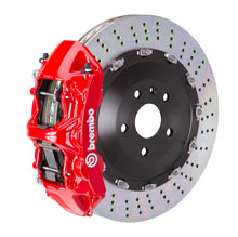 Load image into Gallery viewer, Brembo 03-07 Cayenne/S/Turbo Front GT BBK 6 Piston Cast 405x34 2pc Rotor Drilled-Red