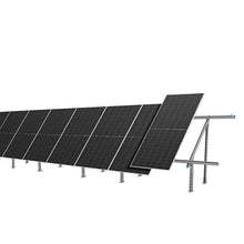 Load image into Gallery viewer, Modular &amp; Expandable Ground Mount Brackets for 2× 400W–590W Solar Panels | Heavy-Duty Adjustable