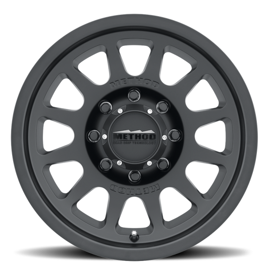 Method MR703 Bead Grip 20x9 12mm Offset 8x170 130.81mm CB - Matte Black
