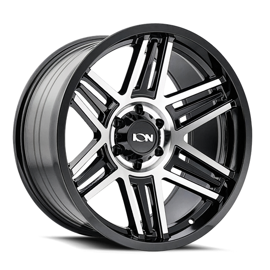 ION Type 147 17x9 / 5x127 BP / 0mm Offset / 78.1mm Hub Black/Machined Wheel