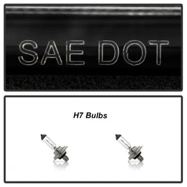 Spyder Peterbilt 325 2008-2019 Driver Side Projector Headlights - Black (PRO-YD-PB38600-L-BK)