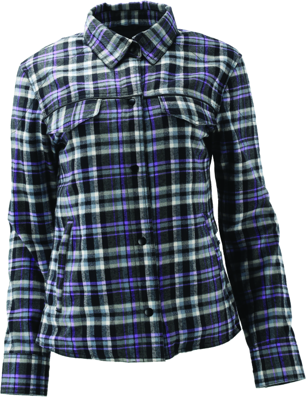 Kuryakyn Leather By River Road Cameo Flannel Moto Shirt Womens - Medium