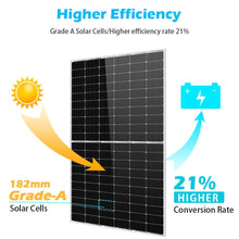 Load image into Gallery viewer, 450 Watt Monocrystalline PERC Solar Panel UL 61730 CEC Listed