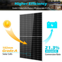 Load image into Gallery viewer, 450/ 550 Watt Monocrystalline PERC Solar Panel UL 61730 CEC Listed