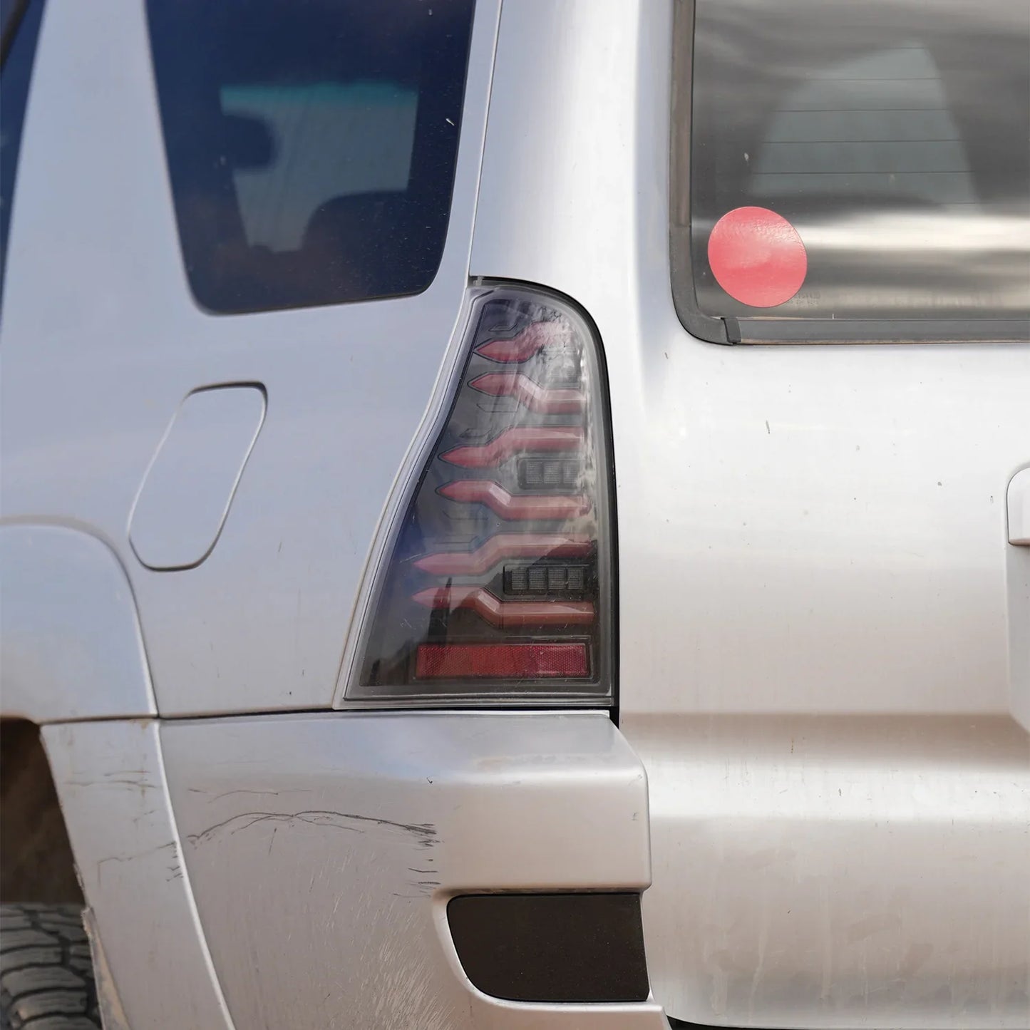 AlphaRex 03-09 Toyota 4Runner LUXX-Series LED Tail Lights Black Red