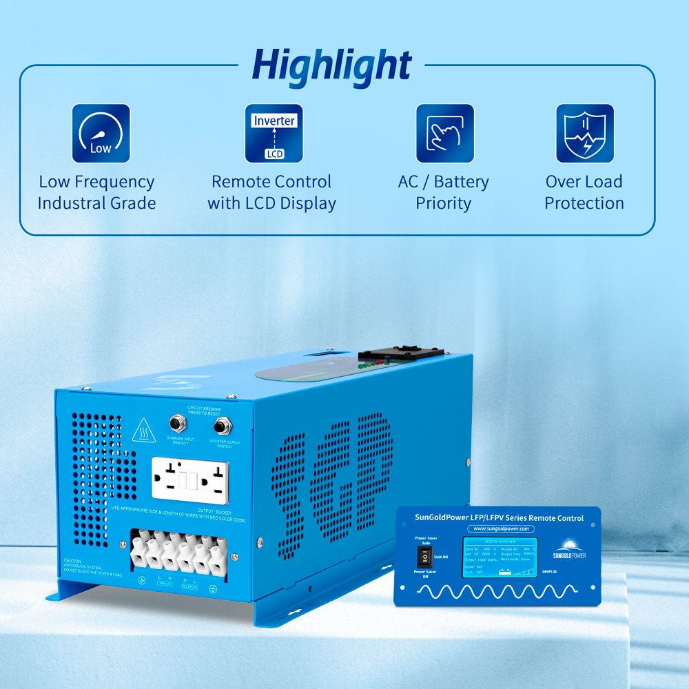 2000W/ 3000W/ 4000W DC 12V Pure Sine Wave Inverter With Charger