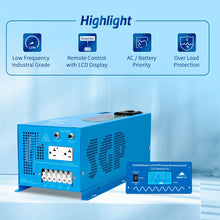 Load image into Gallery viewer, 2000W/ 3000W/ 4000W DC 12V Pure Sine Wave Inverter With Charger