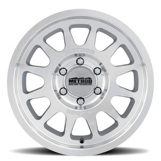 Method MR703 Bead Grip 20x9 0mm Offset 6x5.5 106.25mm CB - Machined Clear Coat