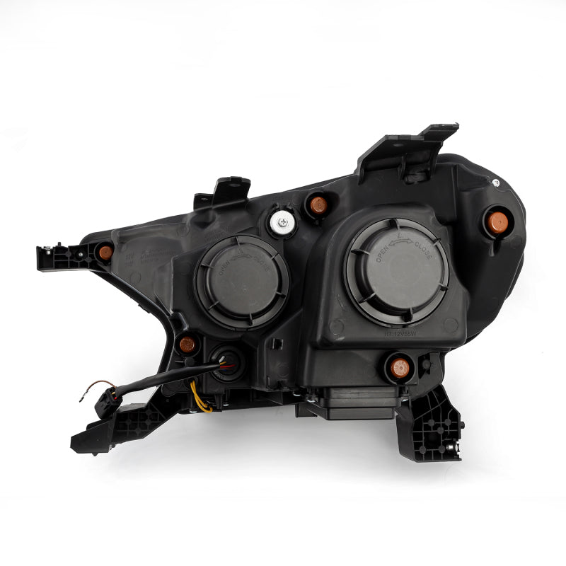 AlphaRex 19-23 Ford Ranger LUXX-Series LED Projector Headlights Black