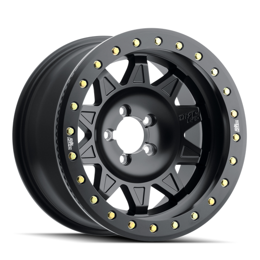 Dirty Life 9302 Roadkill Race 14x7 / 4x156 BP / 13mm Offset / 131.1mm Hub Machined Wheel - Beadlock