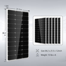 Load image into Gallery viewer, Off Grid Solar Kit 3000W Inverter 12VDC 120V Output LifePO4 Battery 600 watt Solar Back Up SGK-PRO3
