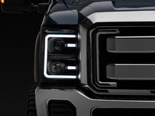 Load image into Gallery viewer, Raxiom 11-16 Ford F-250 Super Duty LED Projector Headlights - Blk Housing (Clear Lens)