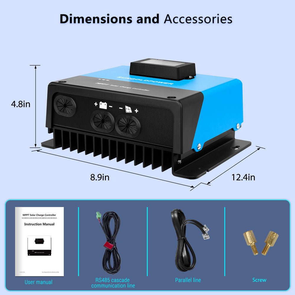 100 Amp MPPT Solar Charge Controller