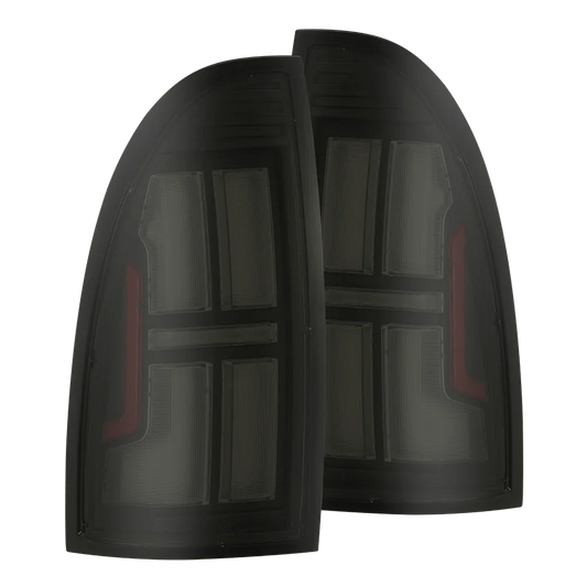 AlphaRex 05-15 Toyota Tacoma NOVA-Series Prismatic LED Tail Lights Alpha-Black
