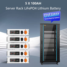 Load image into Gallery viewer, OFF GRID SOLAR KIT 16KW 48VDC 120V/240V LIFEPO4 25.6KWH LITHIUM BATTERY 32 X 415 WATTS SOLAR PANELS SGR-16K25E