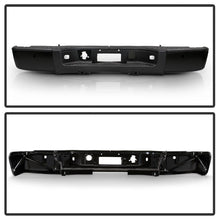 Load image into Gallery viewer, xTune 07-13 Chevy Silverado 1500 w/Parking Sensor OEM Style Steel Rear Bumper - BLK RB-CS07-SET-WS-B