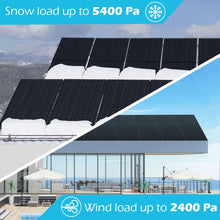 Load image into Gallery viewer, 370W MONO BLACK PERC SOLAR PANEL FULL PALLET (32 PANELS) UL 61730