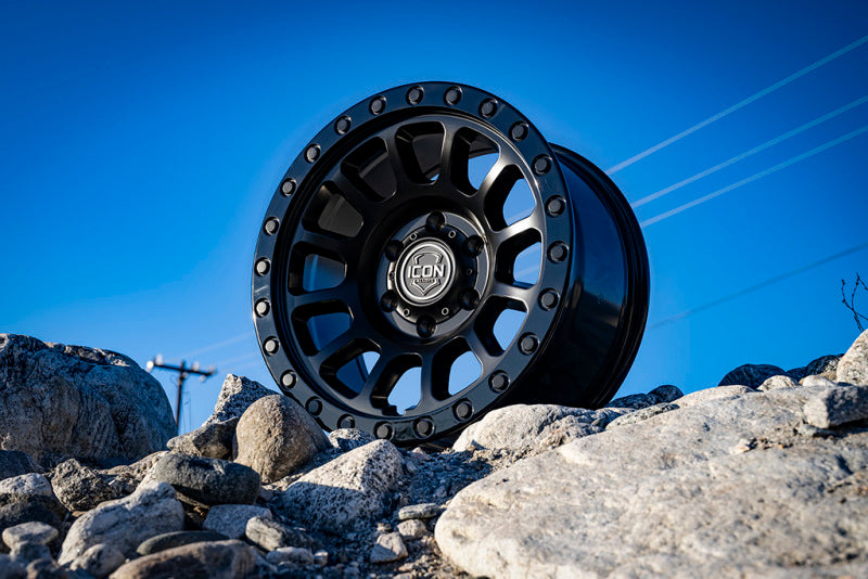 ICON Hulse 17 X 8.5 6 X 120 0mm Offset 4.75in BS Double Back