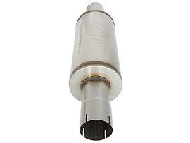 aFe ATLAS Muffler 3-1/2 IN ID Center/Center x 7 IN Dia. X 16 IN L - Round Body