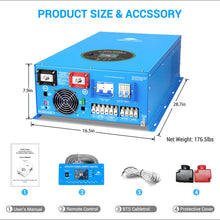 Load image into Gallery viewer, 12000W/ 15000W/ 18000W 48V Split Phase Pure Sine Wave Inverter Charger