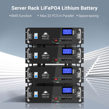 Load image into Gallery viewer, 4 X 48V 100AH Server Rack LiFePO4 Lithium  Battery SG48100P UL1973  UL9540A