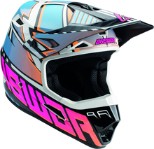 Load image into Gallery viewer, Answer AR3 Rapid Helmet Blue/Orange/Rhodamine - XL