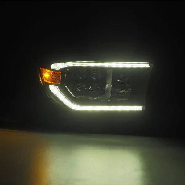 AlphaRex 07-13 Toyota Tundra/08-17 Toyota Sequoia MK II NOVA-Series LED Projector Headlights Black (With Level Adjuster)