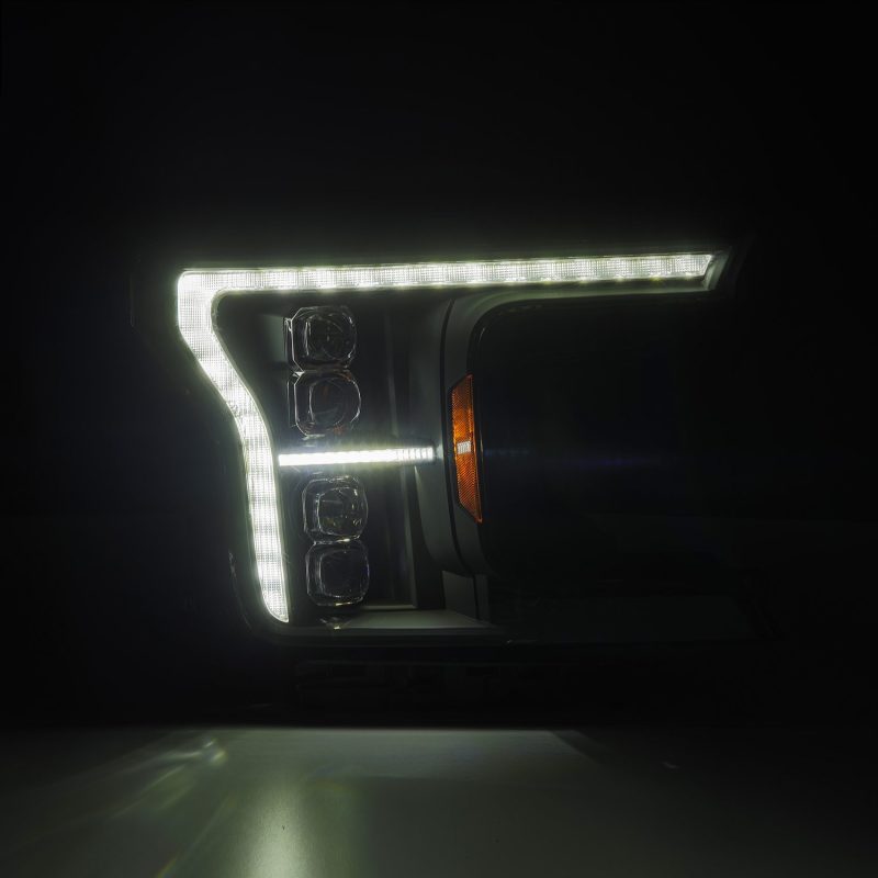 AlphaRex 18-20 Ford F150 (MK II 14th Gen Style) NOVA-Series LED Projector Headlights Black