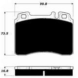 Porterfield Brake Pads for 1994 MERCEDES-BENZ E500