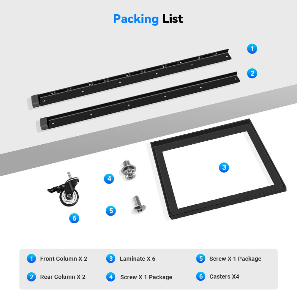 SunGoldPower 5-Layer Battery Rack for  3U Server Rack Battery