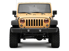 Load image into Gallery viewer, Raxiom 07-18 Jeep Wrangler JK 7-In LED Headlights- Red Housing- Clear Lens