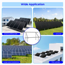 Load image into Gallery viewer, Modular &amp; Expandable Ground Mount Brackets for 2× 400W–590W Solar Panels | Heavy-Duty Adjustable