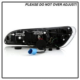 Spyder 08-19 Peterbilt 325 Passenger Side Projector Headlights - Black (PRO-YD-PB38600-R-BK)