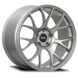 Konig Forged F1M 18X9.5 5X114.3 ET35 Ash Silver Knurled Bead