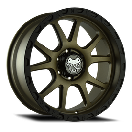 Mamba M27 17x9 5x139.7 ET12 Matte Bronze / Black Lip
