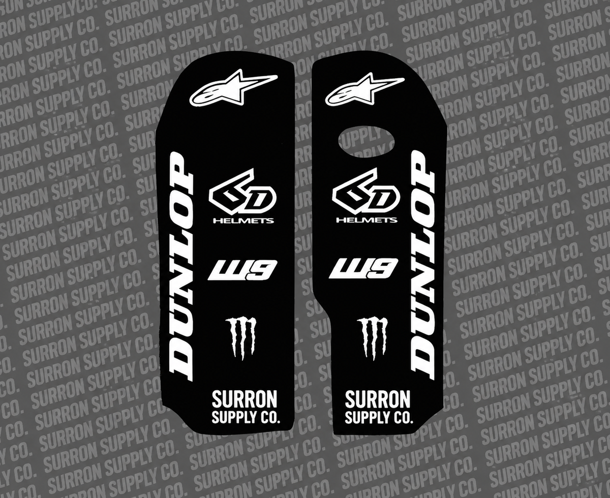 Tech E39 Fork Guard Decals