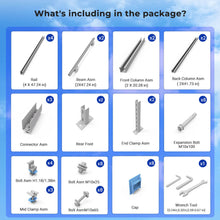 Load image into Gallery viewer, Modular &amp; Expandable Ground Mount Brackets for 2× 400W–590W Solar Panels | Heavy-Duty Adjustable