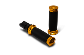 Performance Machine  24-25 Touring, 2025 Softail TBW  Contour Handle Grip Set - Gold