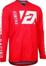 Load image into Gallery viewer, Answer Syncron Merge Jersey Red/White Youth - XL