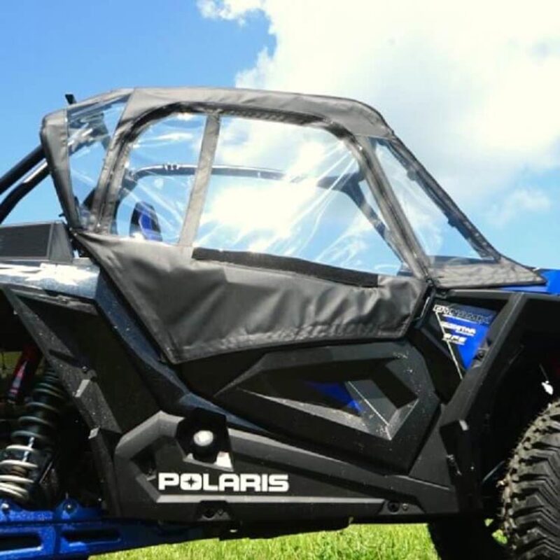 Seizmik 18-21 Polaris RZR Turbo S Soft Doors w/ Zippers Kit