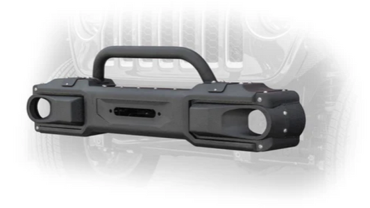 Dv8 18+ Jeep Wrangler JL / 20+ Jeep Gladiator JT OE Plus Front Bumper