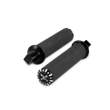 Load image into Gallery viewer, Burly Brand Universal Hawk  Footpeg Set Billet - Black Machined