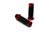 Performance Machine  08-23 Touring, 16-24 Softail TBW  Contour Handle Grip Set - Red