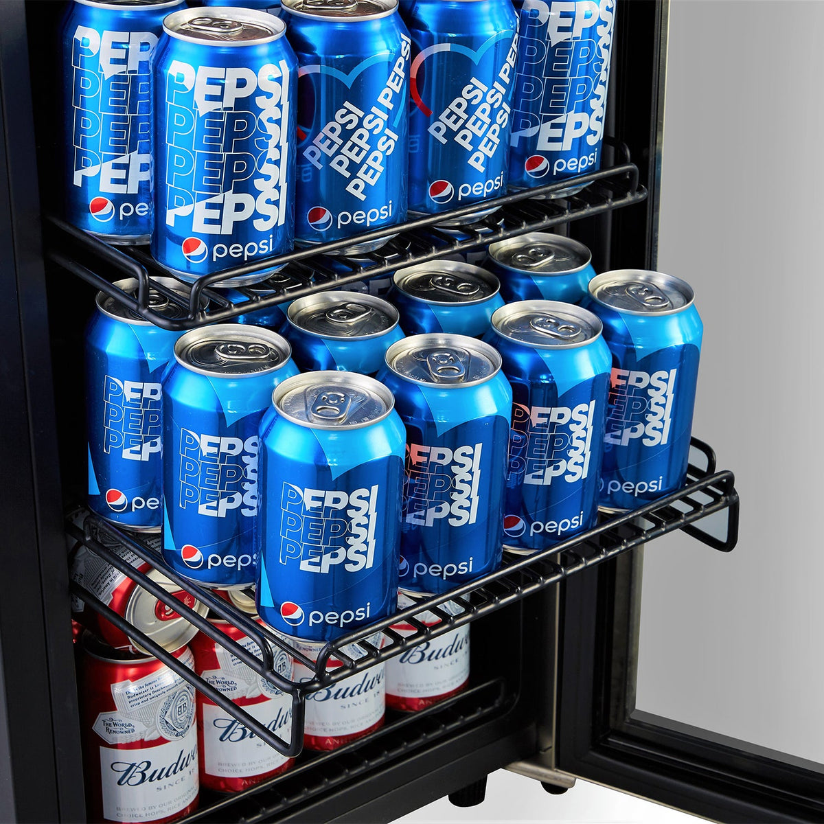 Kalamera 15.6'' W Freestanding 106 Cans (12 Oz.) 3.7 Cu.ft Beverage Cooler