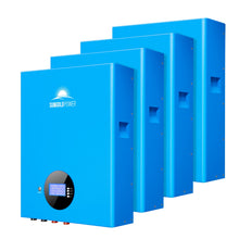 Load image into Gallery viewer, 4 X 5.12KWH Powerwall LiFePO4 Lithium Battery SG48100M UL1973