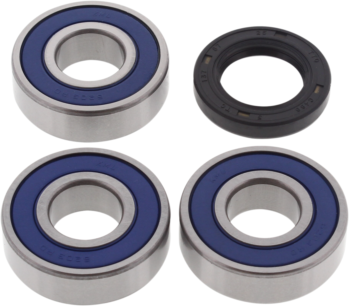 DRAG SPECIALTIES Rear Wheel Bearing and Seal Kit (Part #25-1370)