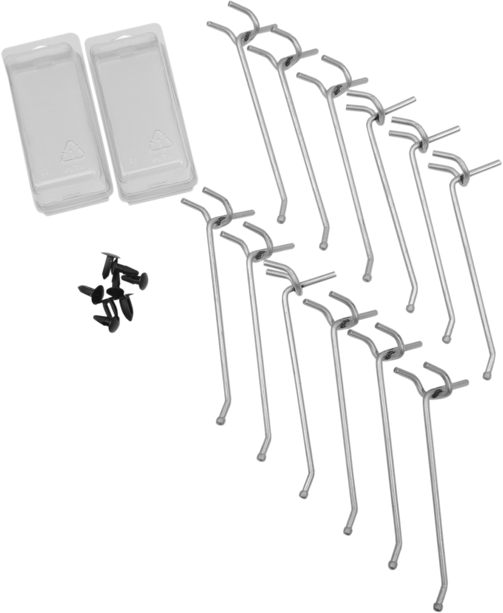 DRAG SPECIALTIES Replacement Hook Kit 173978-BX-LB2 for Display Boards