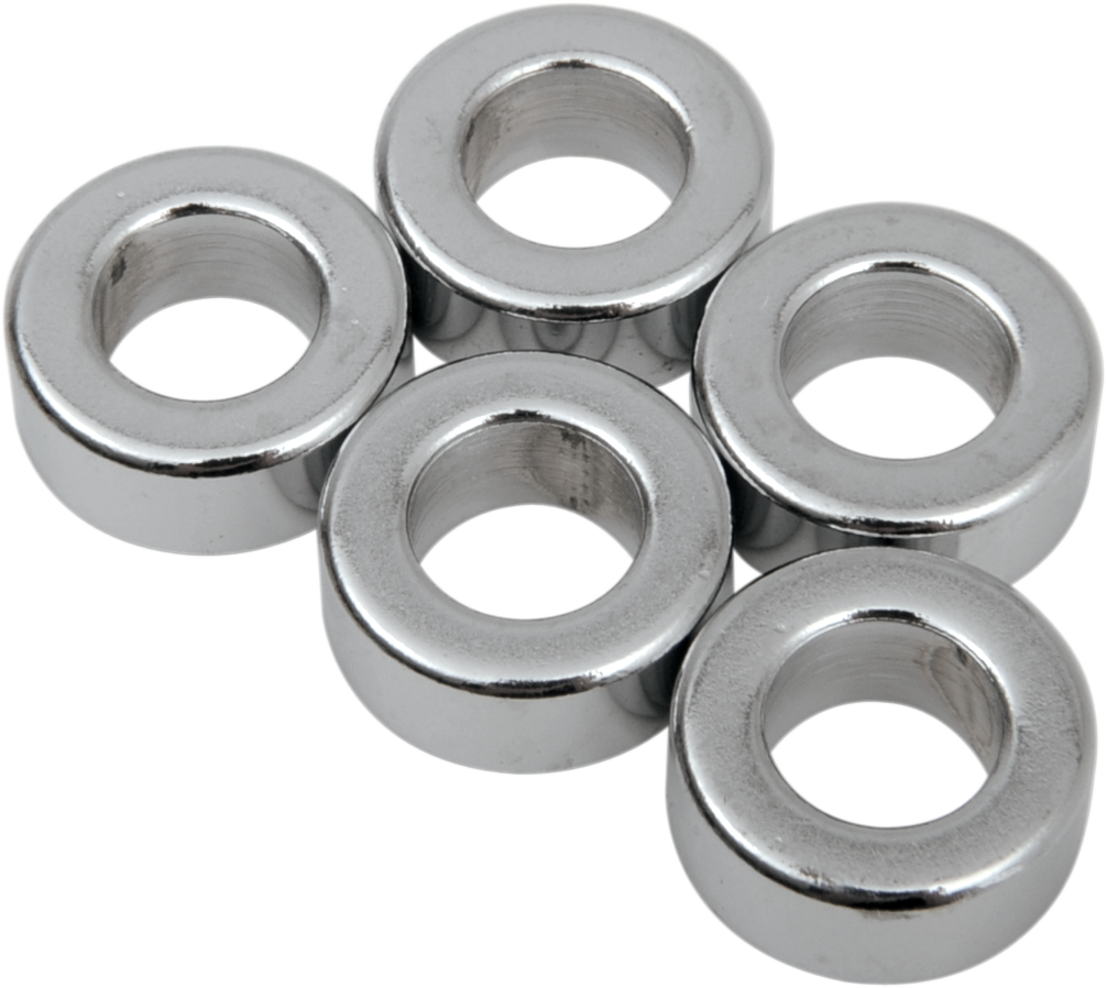 DRAG SPECIALTIES, Drag Specialties MPB508 Chrome Spacer Pack for Custom Fit and Style